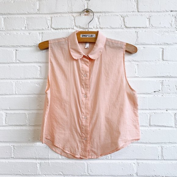 American Apparel Tops - ⚡️3/$25 ⚡️AMERICAN APPAREL peach sleeveless shirt